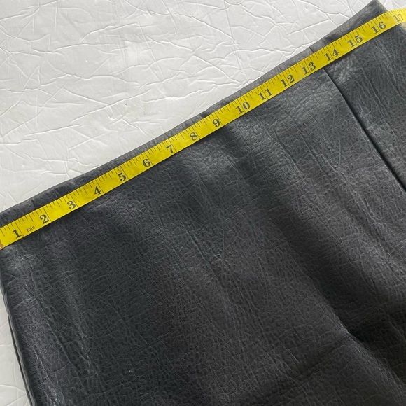 Mini Pencil Skirt Old Navy Heritage Faux Leather Size Large - Picture 8 of 9